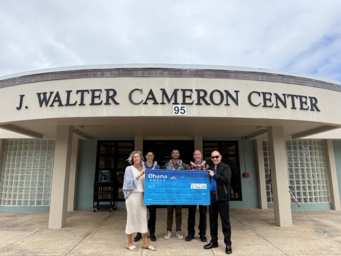 Ohana Fuels donates to J. Walter Cameron Center through company program